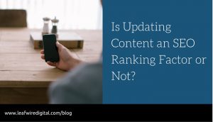 Fresh content is important to your Google Rankings in SEO