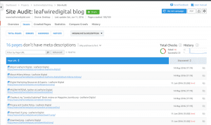 SEO meta description management