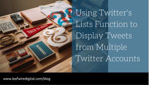 Display Multiple Twitter Streams in One