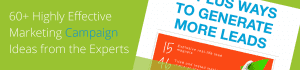 60+ highly effective marketing ideas