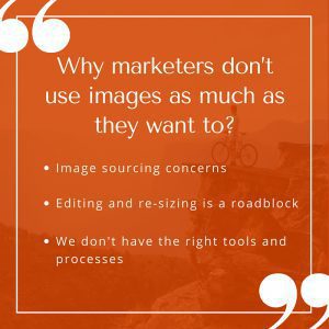 Why marketers don't use images as much as they want to