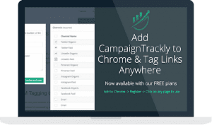Take our Chrome Extension everywhere with you to tag and build URLs