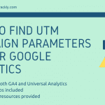 UTM_Campaign Parameters in Google Analytics