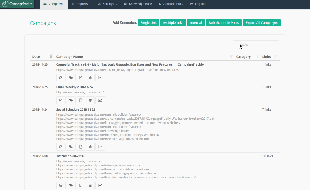 Multiple Link Tagging - Tag UTM and Custom Channels in a Snap