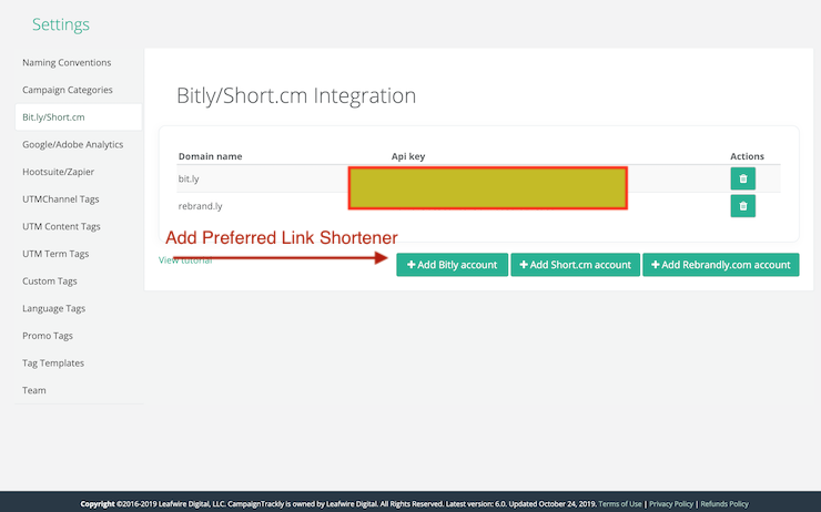 Rebrandly is our new Link Shortener Addition