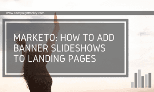 Marketo Dynamic Banner Landing Page