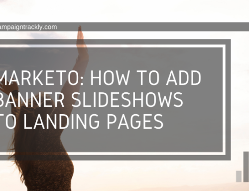 Marketo: Add Banner Slideshows to Landing Pages in 5 Easy Steps