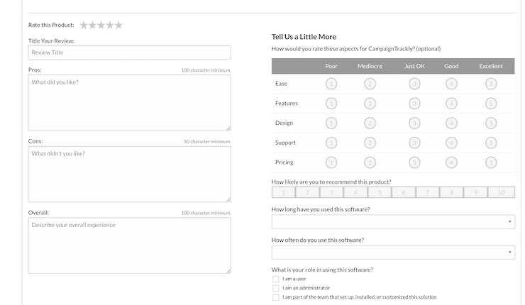 9 Questions to review CampaignTrackly