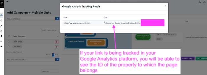Google Analytics Tracking Check