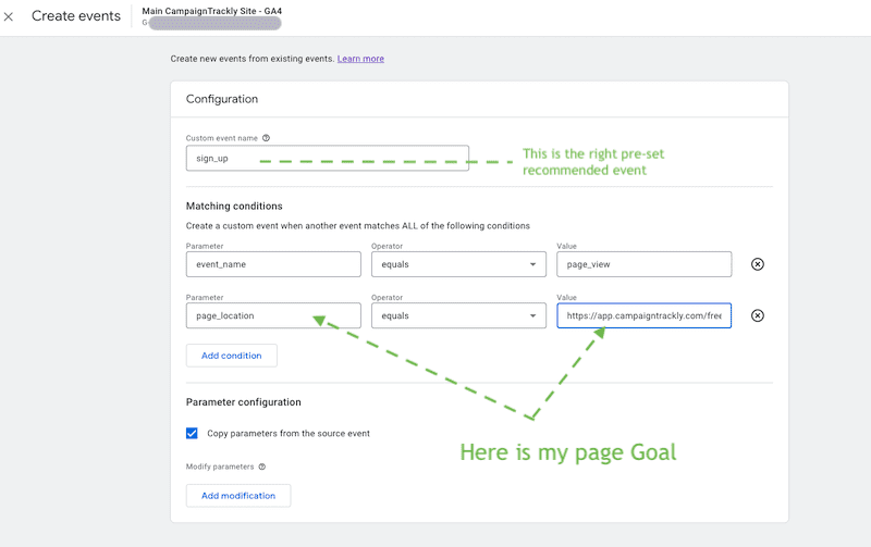 The right way to set up Goal Conversions in GA4