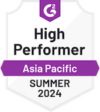 High performer asia pacific g2 2024