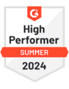 High performer summer 2024 overall