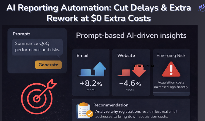 AI Reporting Automation Cuts Delays and Rework at $0 Extra Cost for the Enterprise