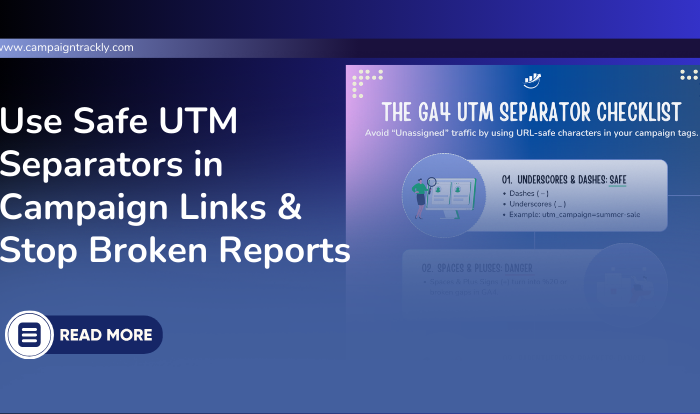 Use Safe UTM Separators in Campaign Links & Stop Broken Reports