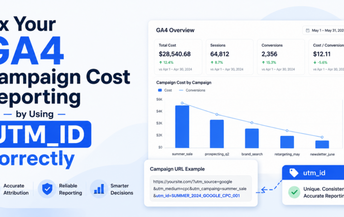 What is UTM ID and how to use it correctly for GA4 omnichannel campaign cost measurement