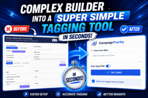 from complex to simple UTM tagging URL builder experience with CampaignTrackly