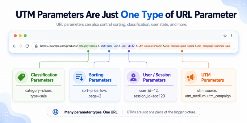 what are url parameters and how they differ from utm parameters