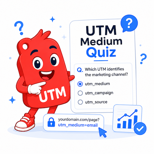 take the utm medium quizk and receive a certificate of completion