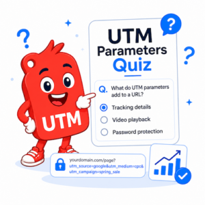take the utm parameters quiz and get a certificate of accomplishment